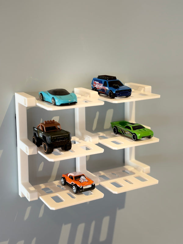 Hot Wheels Wall Stand — Modular 6-Car Display